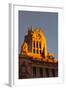 Low angle view of Post office building, Palace of Communication, Plaza De Cibeles, Madrid, Spain-null-Framed Photographic Print