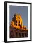 Low angle view of Post office building, Palace of Communication, Plaza De Cibeles, Madrid, Spain-null-Framed Photographic Print