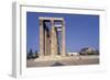 Low Angle View of Ruins of Columns of a Temple, Temple of Olympian Zeus, Athens, Attica, Greece-null-Framed Giclee Print