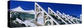 Low angle view of San Diego Convention Center, Marina District, San Diego, California, USA-null-Stretched Canvas
