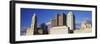 Low angle view of skyscrapers, Columbus, Ohio, USA-null-Framed Photographic Print