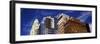Low angle view of skyscrapers, Columbus, Ohio, USA-null-Framed Photographic Print