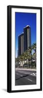 Low angle view of skyscrapers in a city, San Diego, California, USA-null-Framed Photographic Print