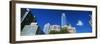 Low angle view of skyscrapers, Philadelphia, Pennsylvania, USA-null-Framed Photographic Print