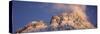 Low Angle View of Snow Covered Mountain, Mt Zugspitze, Bavaria, Germany-null-Stretched Canvas