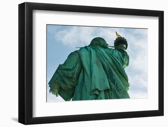 Low angle view of Statue Of Liberty, Manhattan, New York City, New York State, USA-null-Framed Photographic Print