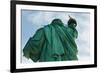 Low angle view of Statue Of Liberty, Manhattan, New York City, New York State, USA-null-Framed Photographic Print