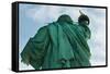 Low angle view of Statue Of Liberty, Manhattan, New York City, New York State, USA-null-Framed Stretched Canvas