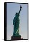 Low angle view of Statue Of Liberty, Manhattan, New York City, New York State, USA-null-Framed Stretched Canvas