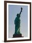 Low angle view of Statue Of Liberty, Manhattan, New York City, New York State, USA-null-Framed Photographic Print