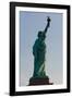 Low angle view of Statue Of Liberty, Manhattan, New York City, New York State, USA-null-Framed Photographic Print