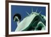 Low angle view of Statue Of Liberty, Manhattan, New York City, New York State, USA-null-Framed Photographic Print