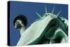 Low angle view of Statue Of Liberty, Manhattan, New York City, New York State, USA-null-Stretched Canvas