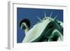 Low angle view of Statue Of Liberty, Manhattan, New York City, New York State, USA-null-Framed Photographic Print