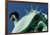 Low angle view of Statue Of Liberty, Manhattan, New York City, New York State, USA-null-Framed Photographic Print