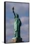 Low angle view of Statue Of Liberty, Manhattan, New York City, New York State, USA-null-Framed Stretched Canvas