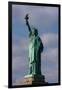 Low angle view of Statue Of Liberty, Manhattan, New York City, New York State, USA-null-Framed Photographic Print