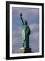 Low angle view of Statue Of Liberty, Manhattan, New York City, New York State, USA-null-Framed Photographic Print