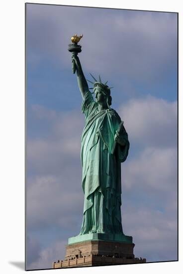 Low angle view of Statue Of Liberty, Manhattan, New York City, New York State, USA-null-Mounted Photographic Print