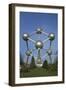 Low Angle View of the Atomium, Brussels, Belgium-null-Framed Giclee Print