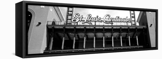 Low Angle View of the Busch Stadium in St. Louis, Missouri, USA-null-Framed Stretched Canvas