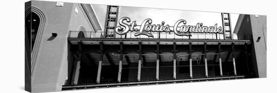 Low Angle View of the Busch Stadium in St. Louis, Missouri, USA-null-Stretched Canvas