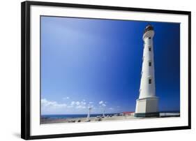 Low Angle View Of The California Lighthouse, Aruba-George Oze-Framed Photographic Print