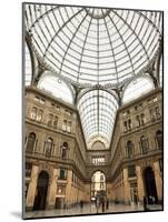 Low Angle View of the Interior of the Galleria Umberto I, Naples, Campania, Italy, Europe-Vincenzo Lombardo-Mounted Photographic Print