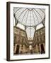 Low Angle View of the Interior of the Galleria Umberto I, Naples, Campania, Italy, Europe-Vincenzo Lombardo-Framed Photographic Print