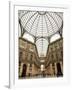 Low Angle View of the Interior of the Galleria Umberto I, Naples, Campania, Italy, Europe-Vincenzo Lombardo-Framed Photographic Print