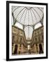 Low Angle View of the Interior of the Galleria Umberto I, Naples, Campania, Italy, Europe-Vincenzo Lombardo-Framed Photographic Print