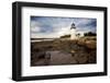 Low Angle View of The Marshall Point Lighthouse-George Oze-Framed Photographic Print