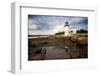 Low Angle View of The Marshall Point Lighthouse-George Oze-Framed Photographic Print