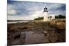 Low Angle View of The Marshall Point Lighthouse-George Oze-Mounted Photographic Print