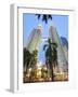 Low Angle View of the Petronas Twin Towers, Kuala Lumpur, Malaysia, Southeast Asia, Asia-Gavin Hellier-Framed Photographic Print