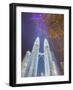 Low Angle View of the Petronas Twin Towers, Kuala Lumpur, Malaysia, Southeast Asia, Asia-Gavin Hellier-Framed Photographic Print