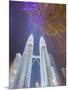 Low Angle View of the Petronas Twin Towers, Kuala Lumpur, Malaysia, Southeast Asia, Asia-Gavin Hellier-Mounted Photographic Print