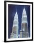 Low Angle View of the Petronas Twin Towers, Kuala Lumpur, Malaysia, Southeast Asia, Asia-Gavin Hellier-Framed Photographic Print