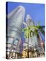 Low Angle View of the Petronas Twin Towers, Kuala Lumpur, Malaysia-Gavin Hellier-Stretched Canvas