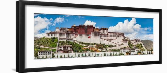 Low Angle View of the Potala Palace, Lhasa, Tibet, China-null-Framed Photographic Print