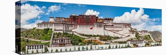 Low Angle View of the Potala Palace, Lhasa, Tibet, China-null-Stretched Canvas