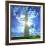 Low Angle View of the Washington Monument, the Mall, Washington Dc, USA-null-Framed Photographic Print