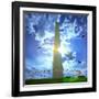 Low Angle View of the Washington Monument, the Mall, Washington Dc, USA-null-Framed Photographic Print