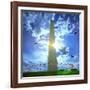 Low Angle View of the Washington Monument, the Mall, Washington Dc, USA-null-Framed Photographic Print