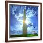 Low Angle View of the Washington Monument, the Mall, Washington Dc, USA-null-Framed Photographic Print