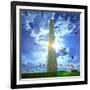 Low Angle View of the Washington Monument, the Mall, Washington Dc, USA-null-Framed Photographic Print