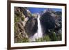 Low Angle View of the Yosemite Falls California-George Oze-Framed Photographic Print