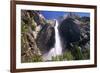 Low Angle View of the Yosemite Falls California-George Oze-Framed Photographic Print