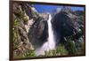 Low Angle View of the Yosemite Falls California-George Oze-Framed Photographic Print