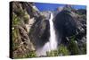 Low Angle View of the Yosemite Falls California-George Oze-Stretched Canvas